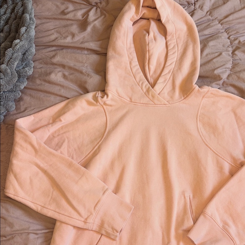 Lululemon Lonugeful Hoodie in Peach Satin - Picture 4 of 8